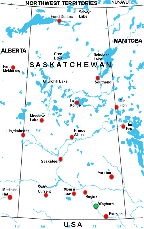 Charter Flights To Weyburn Saskatchewan